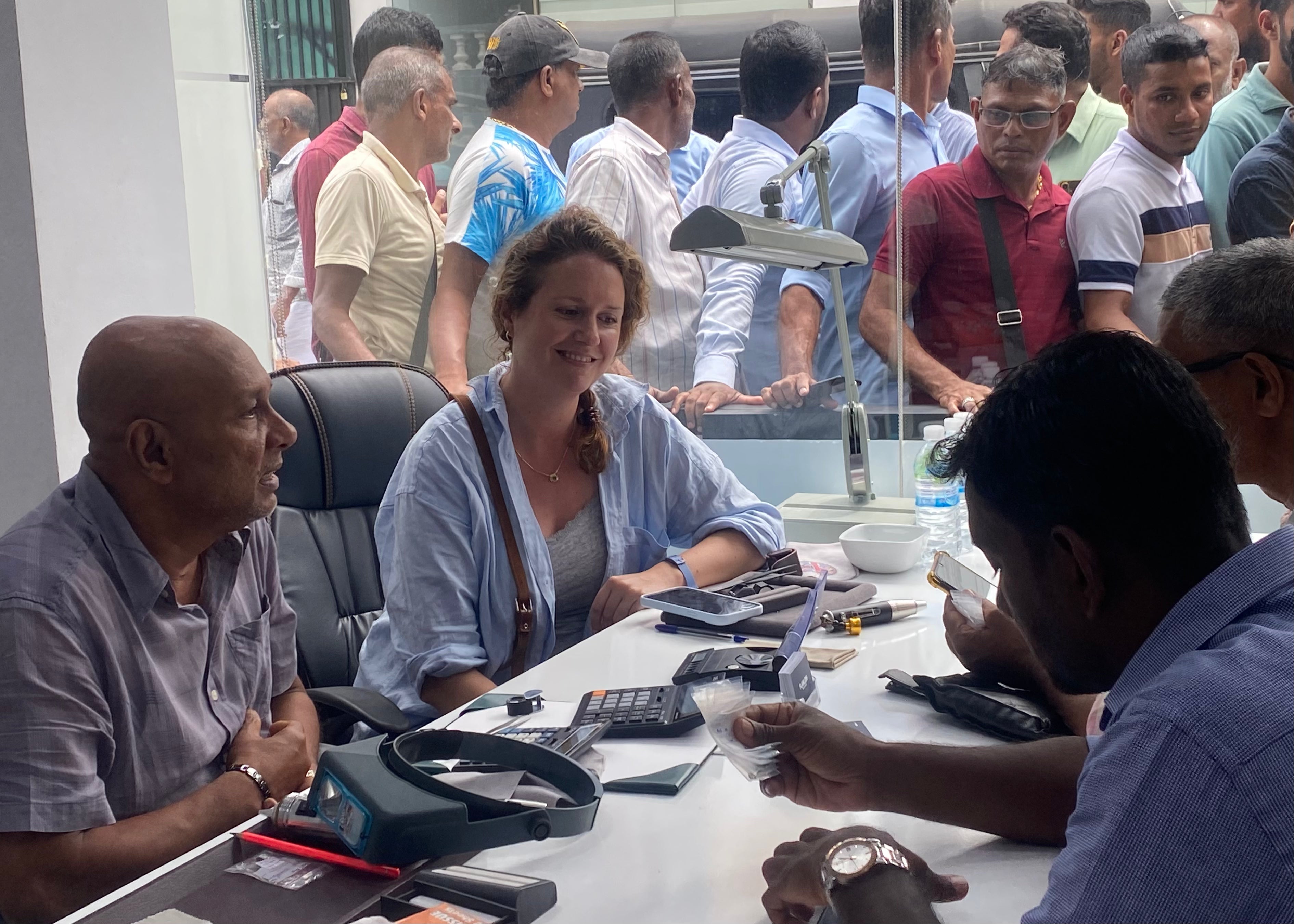 Lucy Crowther at Sri Lanka "Gem Island" rarest sapphires parapardscha