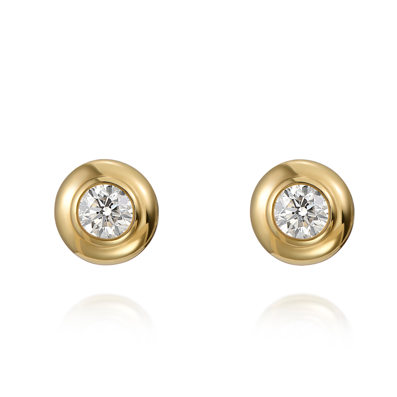 Atlantis: Diamond Stud Earrings 1ct