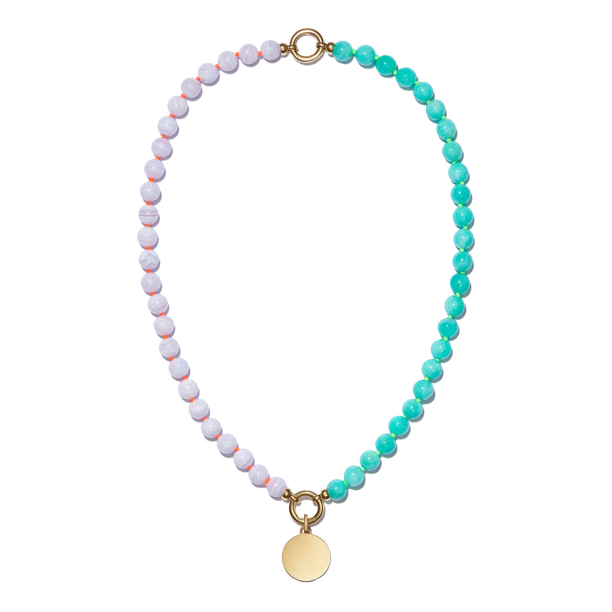 VCH x Minka Chalcedony + Amazonite Necklace