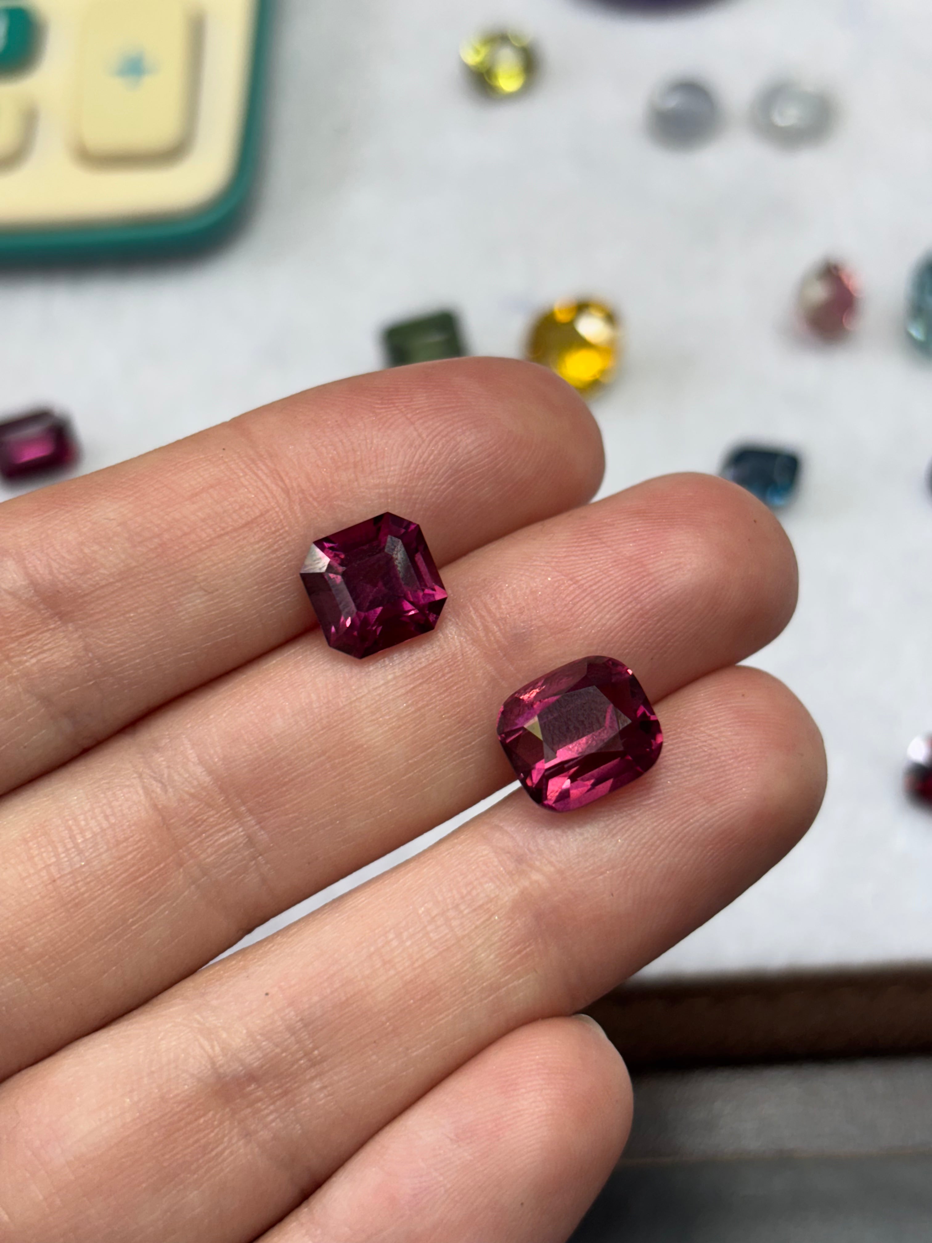 Lucy Crowther at Sri Lanka "Gem Island" beautiful red pink gemstones