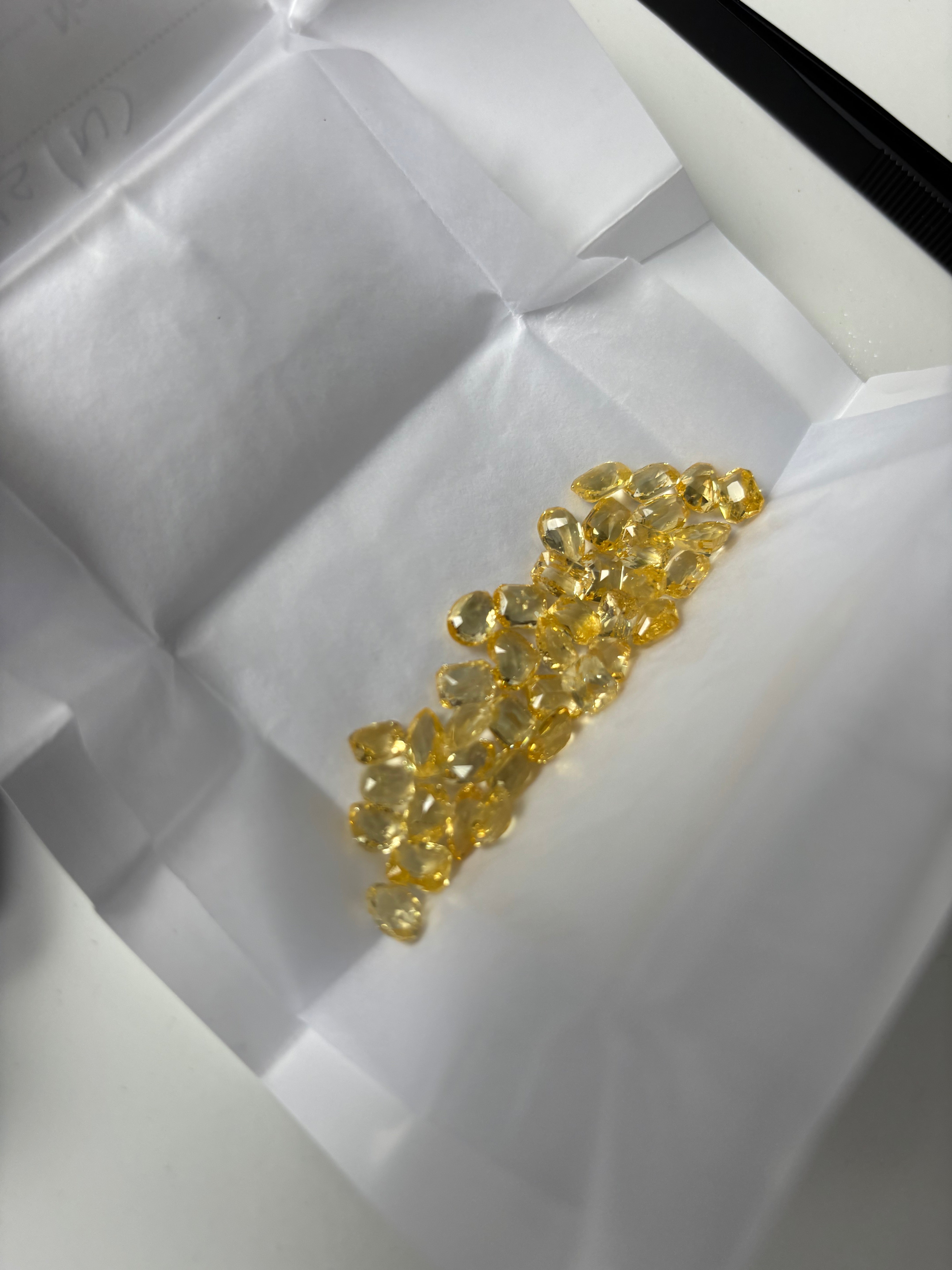 Lucy Crowther at Sri Lanka "Gem Island" beautiful yellow sapphires gemstones