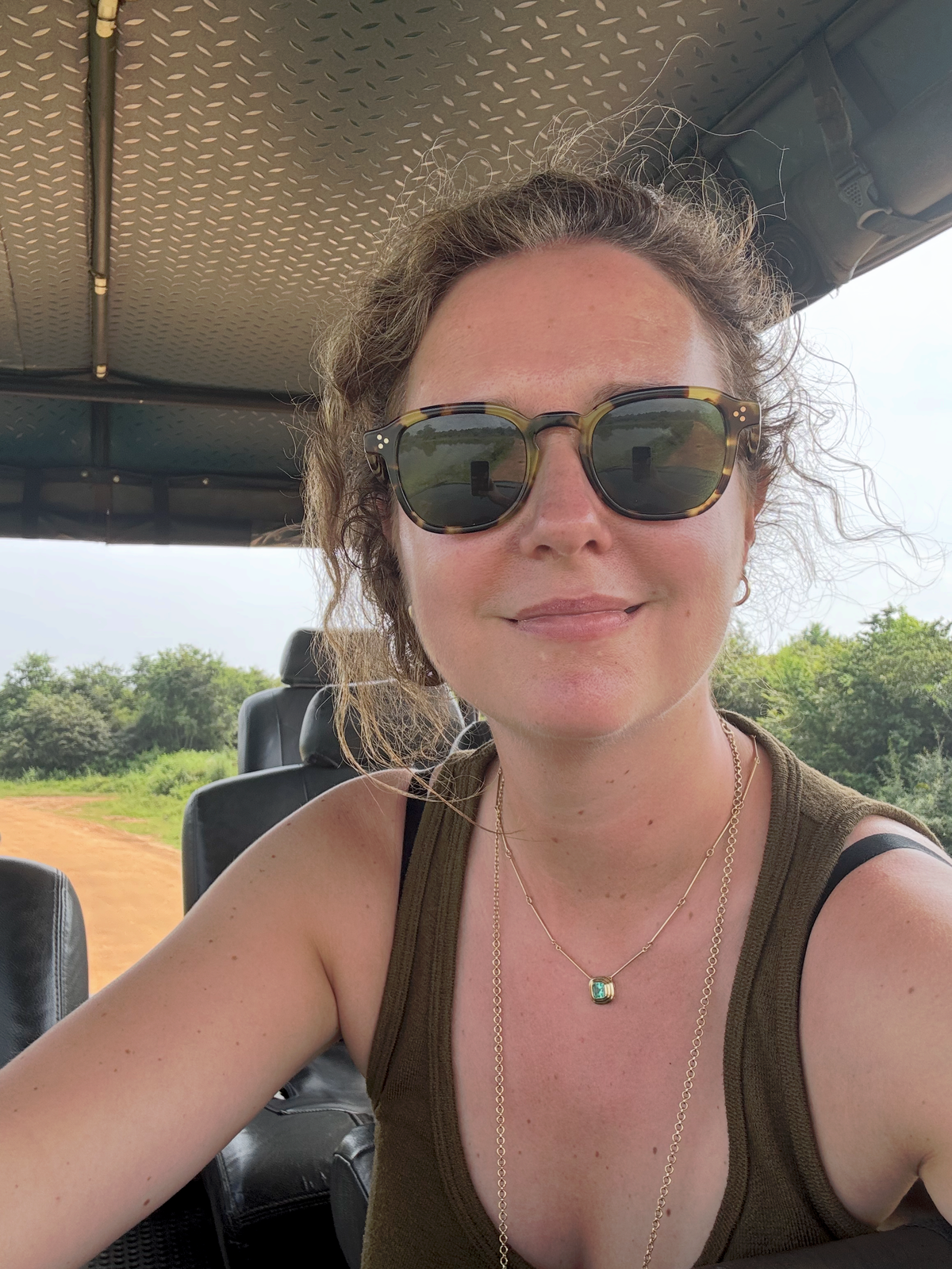 Lucy Crowther at Sri Lanka "Gem Island" postcards