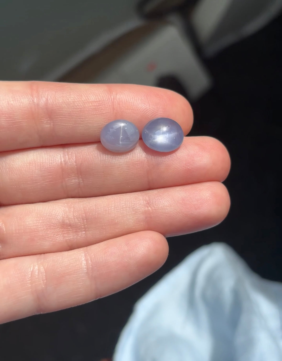 Lucy Crowther at Sri Lanka "Gem Island" beautiful star sapphires