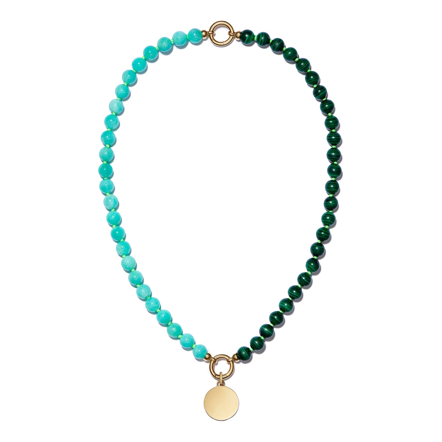 VCH x Minka Amazonite + Malachite Necklace