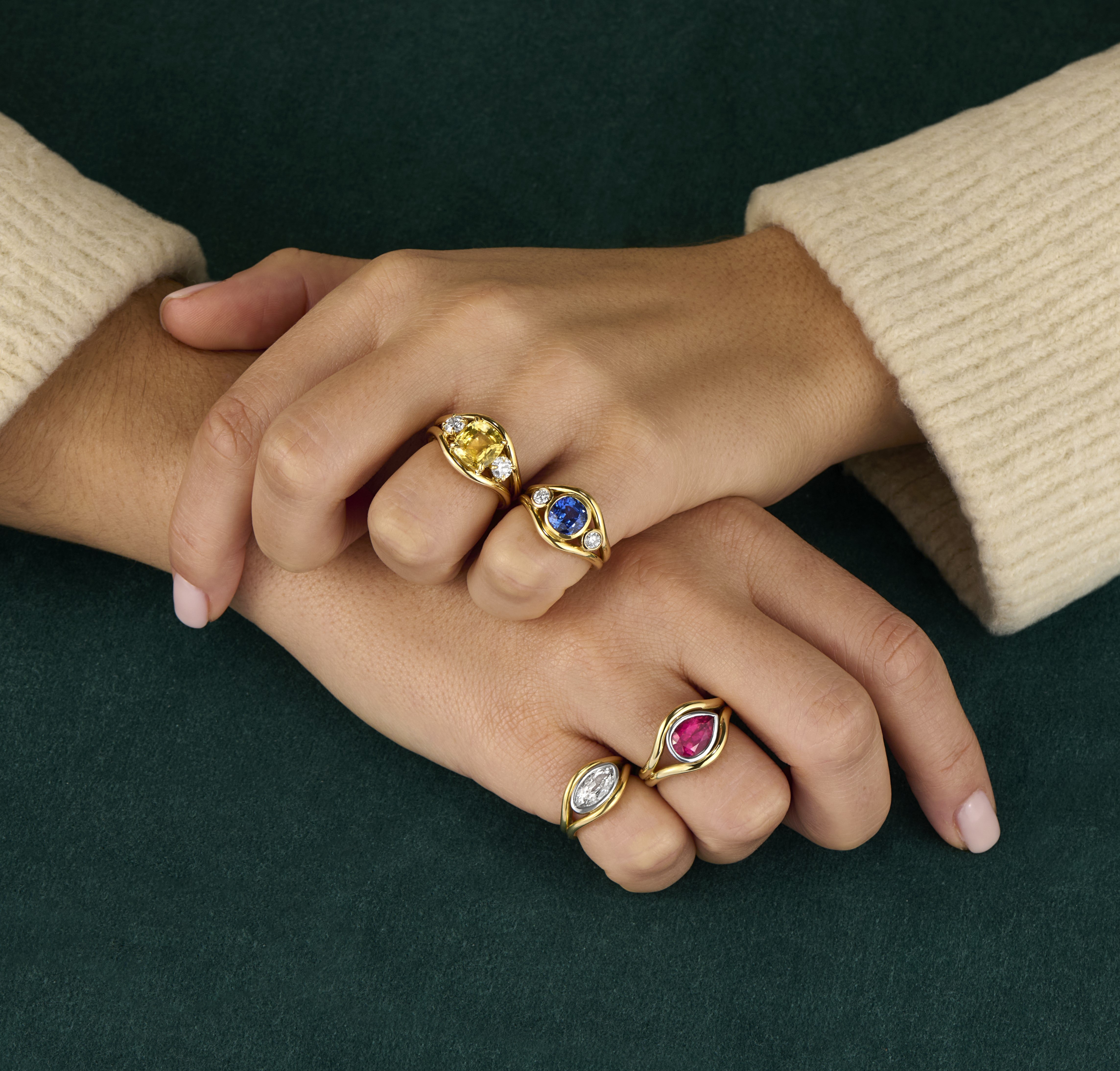 Atlantis: 2ct Pink Tourmaline Mermaid Ring