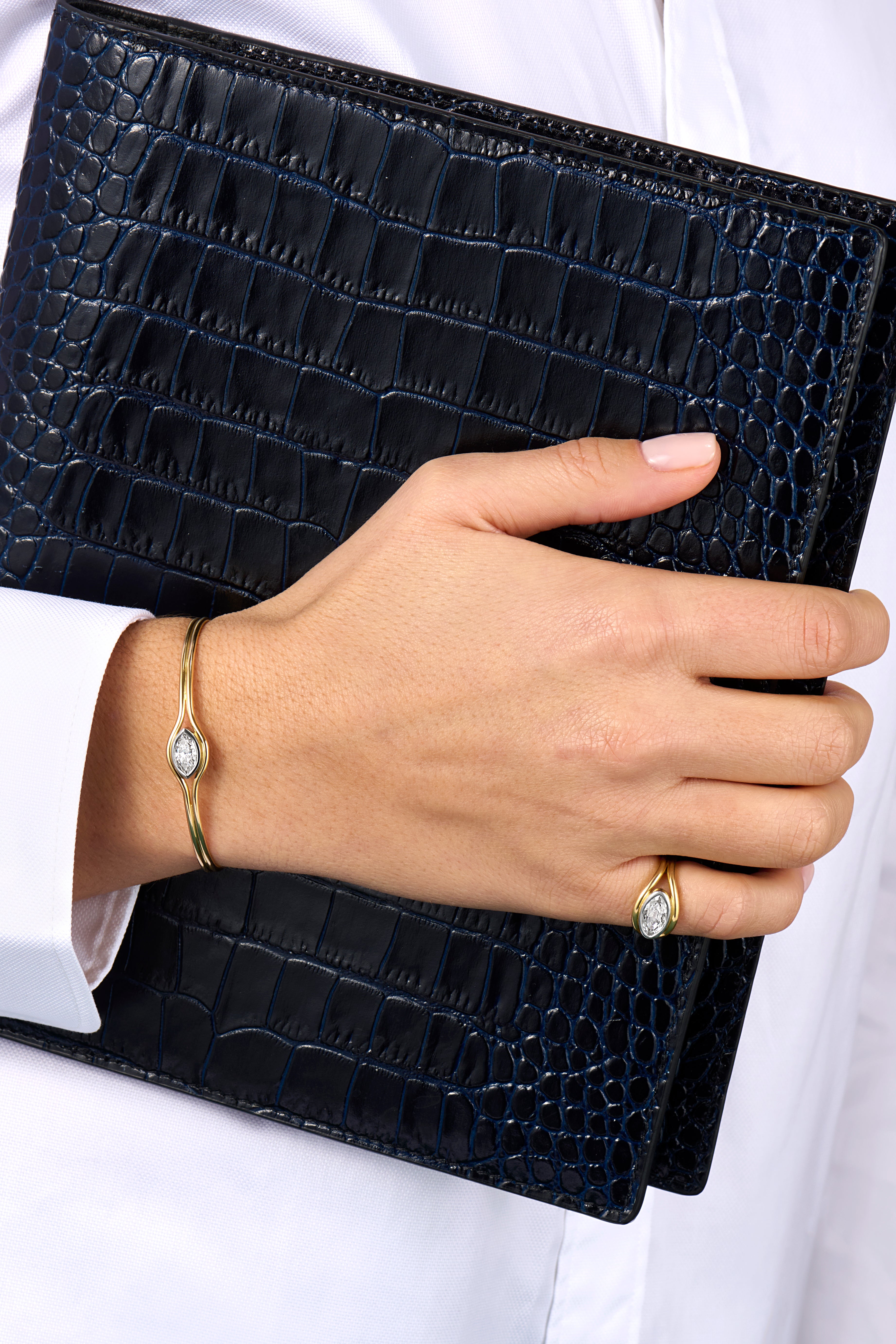 Atlantis: 1ct Marquise Diamond Mermaid Bracelet