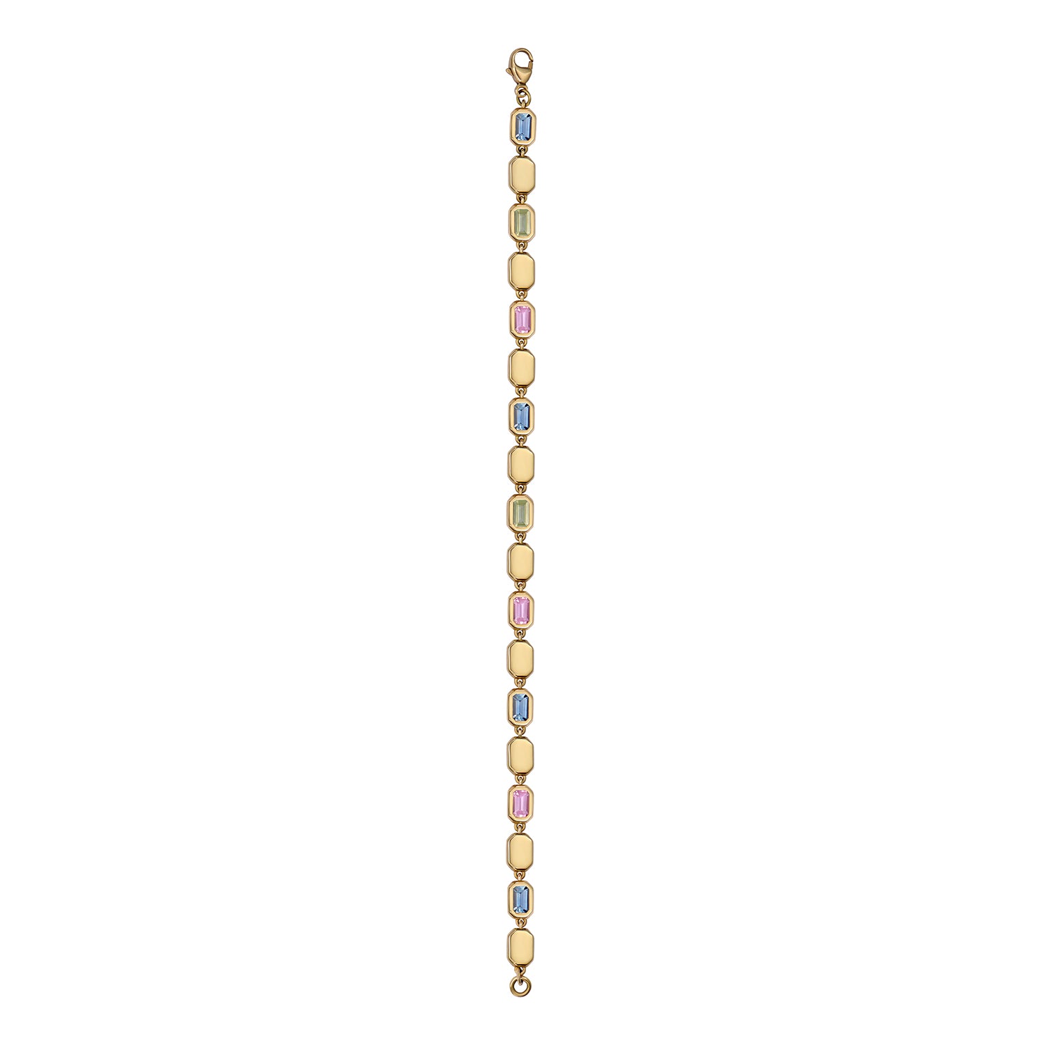 Standing Circle Sapphire Bracelet