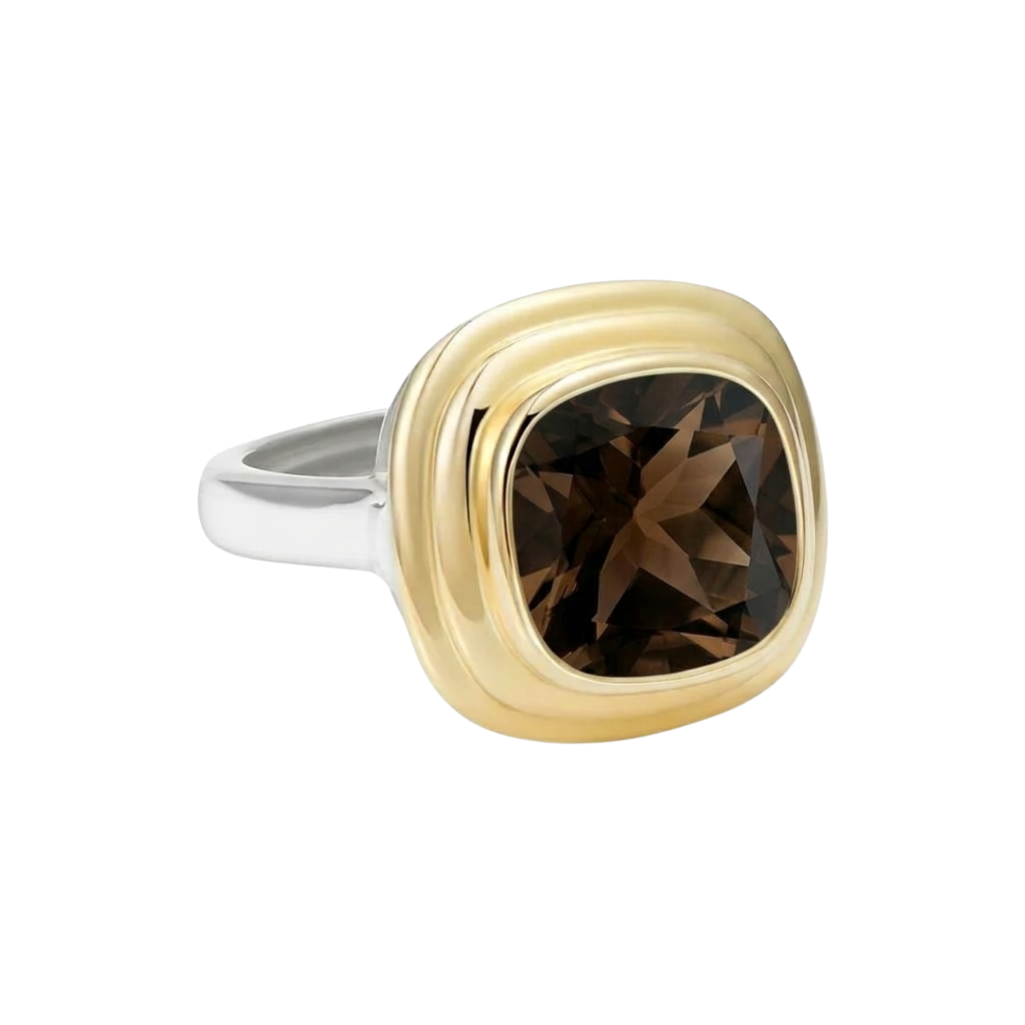 Athena: Smoky Topaz Ring