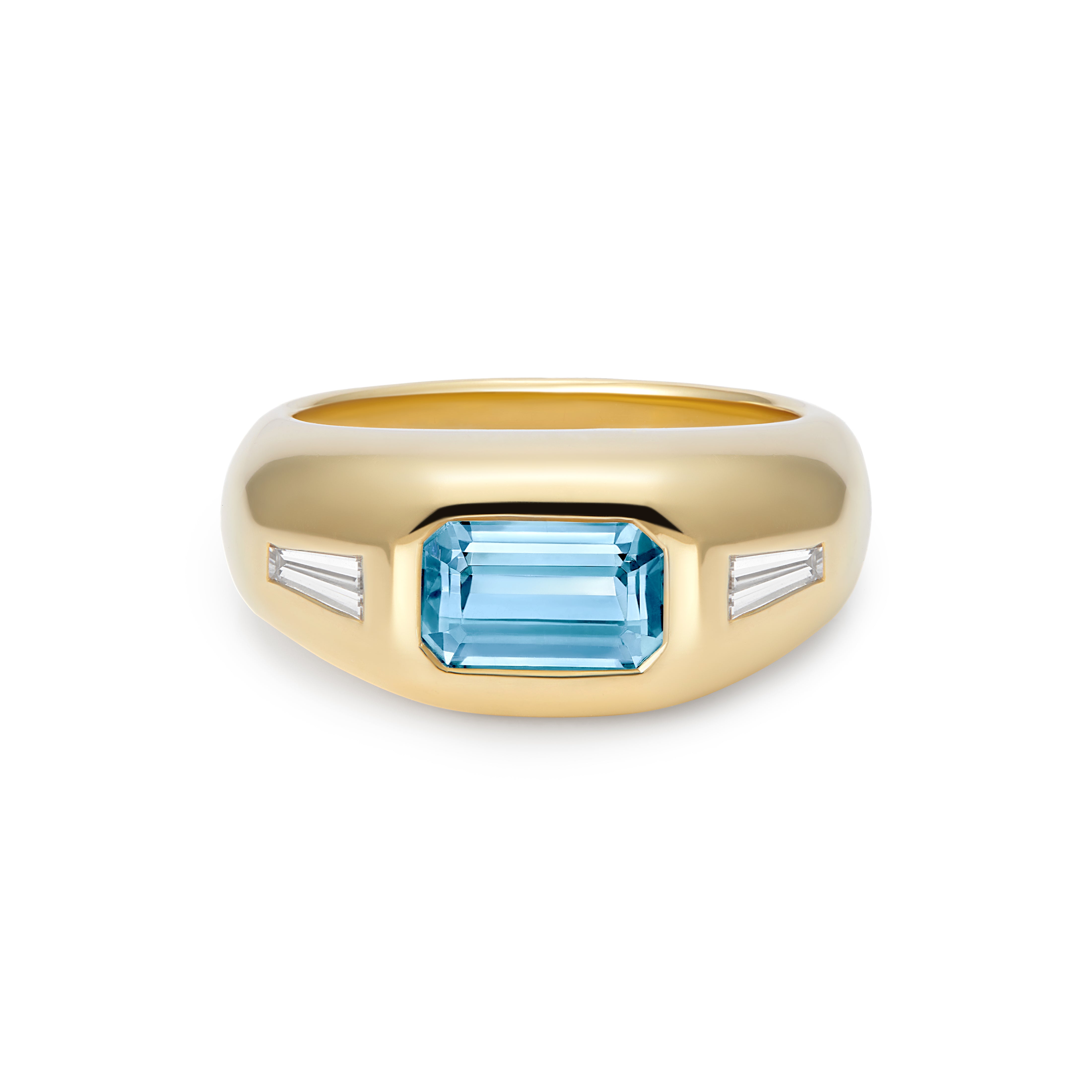 Berlin: Gypsy Aquamarine Ring - Minka Jewels