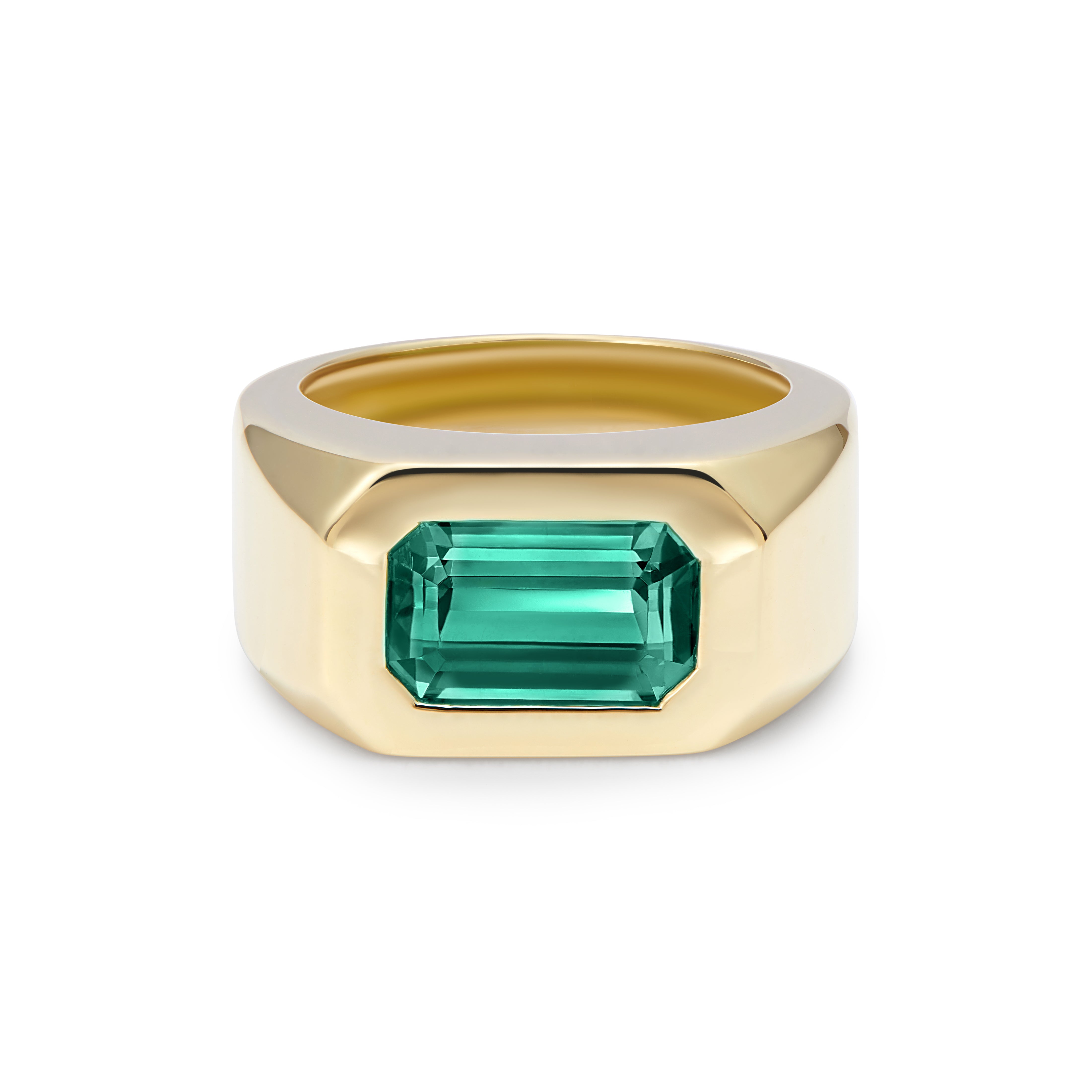 Berlin: Deep Green Tourmaline Ring - Minka Jewels