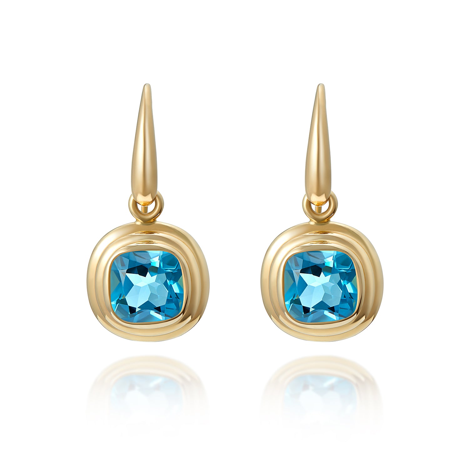 Athena London Blue Topaz Drop Earrings