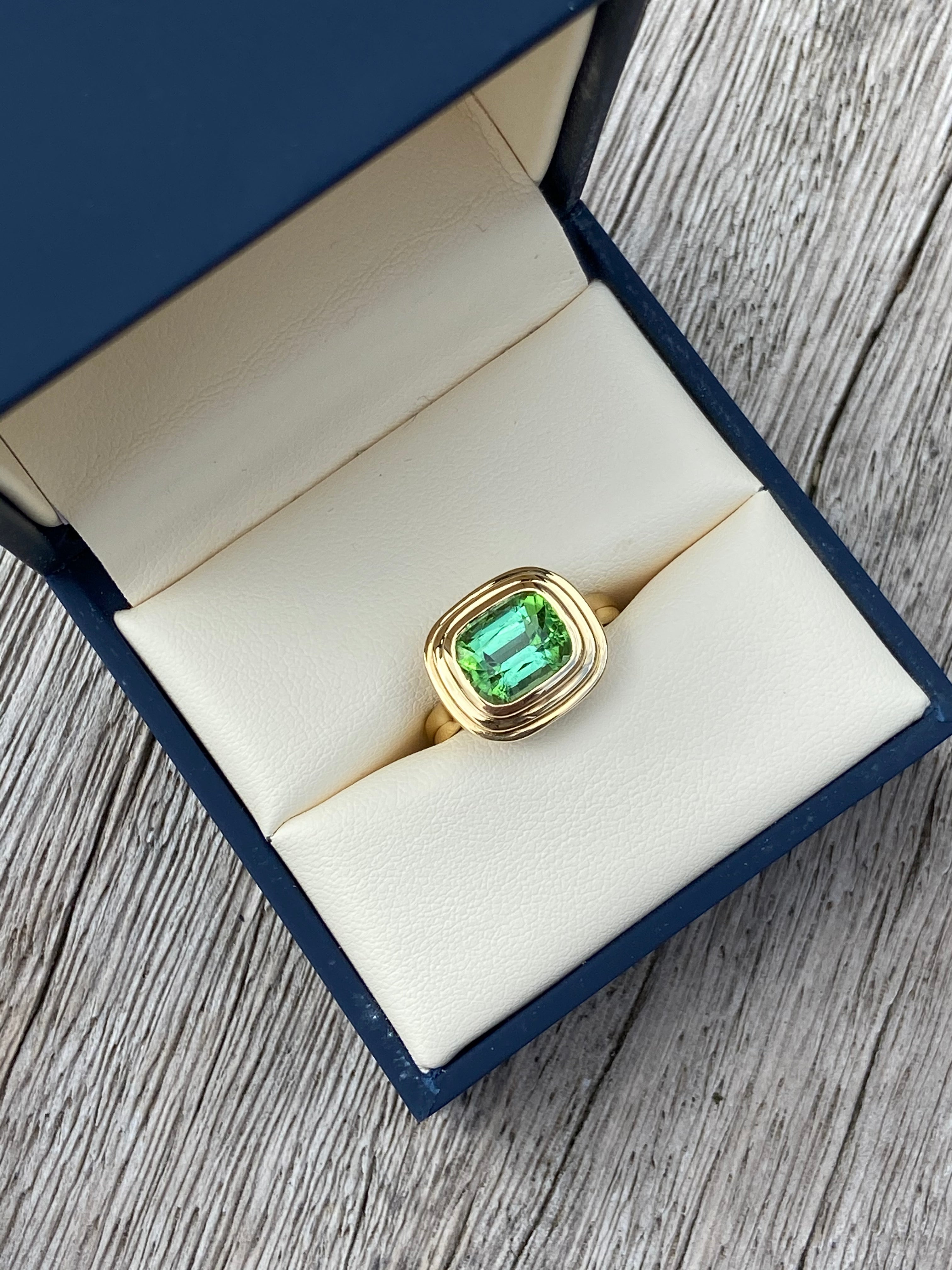 Athena: Medium Tourmaline Ring - Minka Jewels