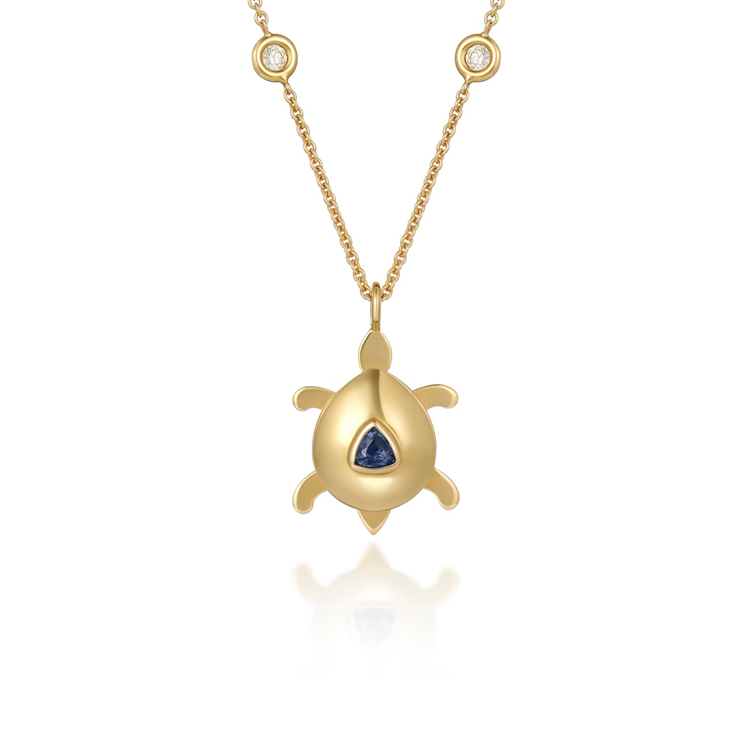 Dancing Turtle: Sapphire - Minka Jewels