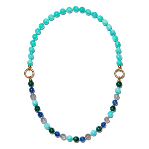 VCH x Minka Amazonite + Mixed Bead Necklace