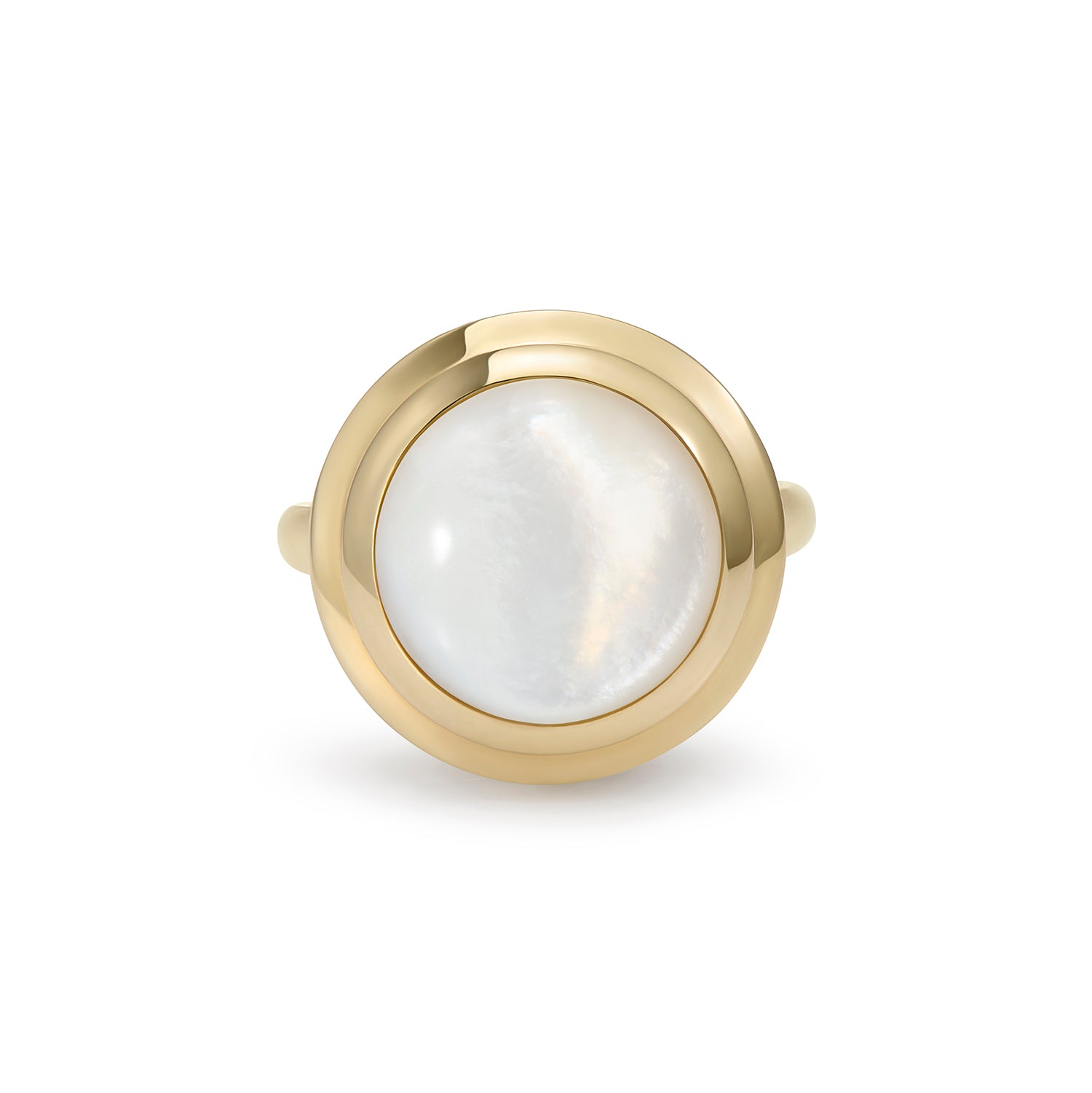 Athena: Small Mother of Pearl Ring