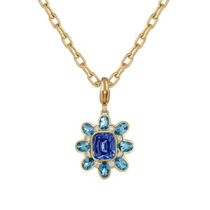 Atlantis: Sapphire, Aquamarine & Diamond Atlantis Necklace