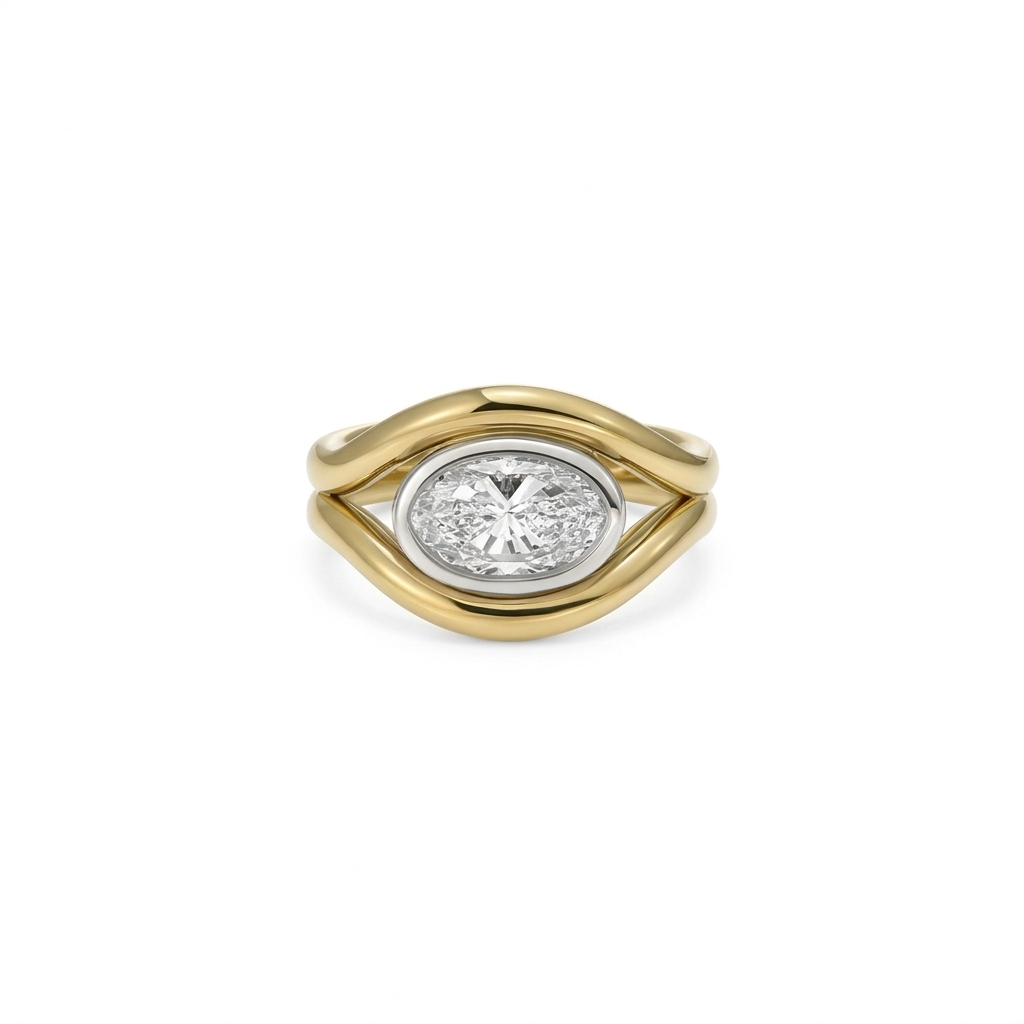 Atlantis: 1ct Diamond Mermaid Pinky Ring