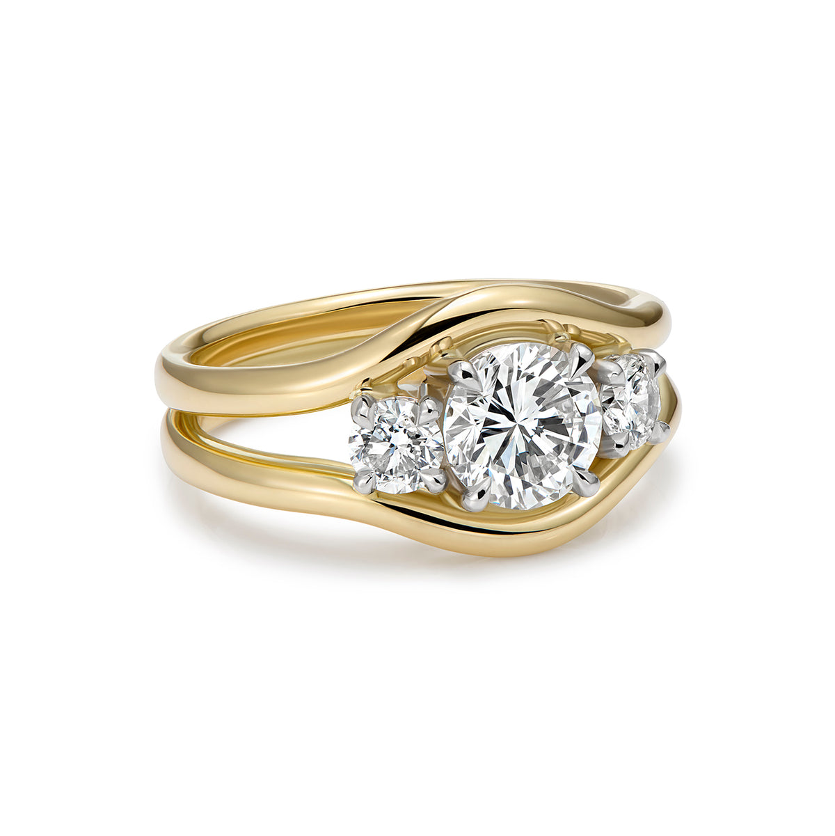 Atlantis: 1ct Diamond Trilogy Mermaid Ring