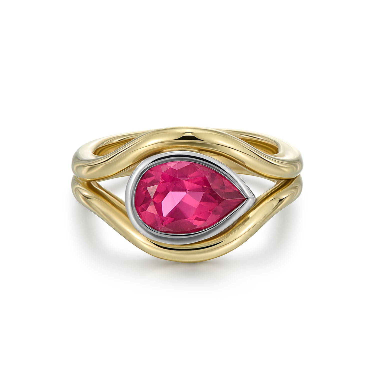 Atlantis: 2ct Pink Tourmaline Mermaid Ring
