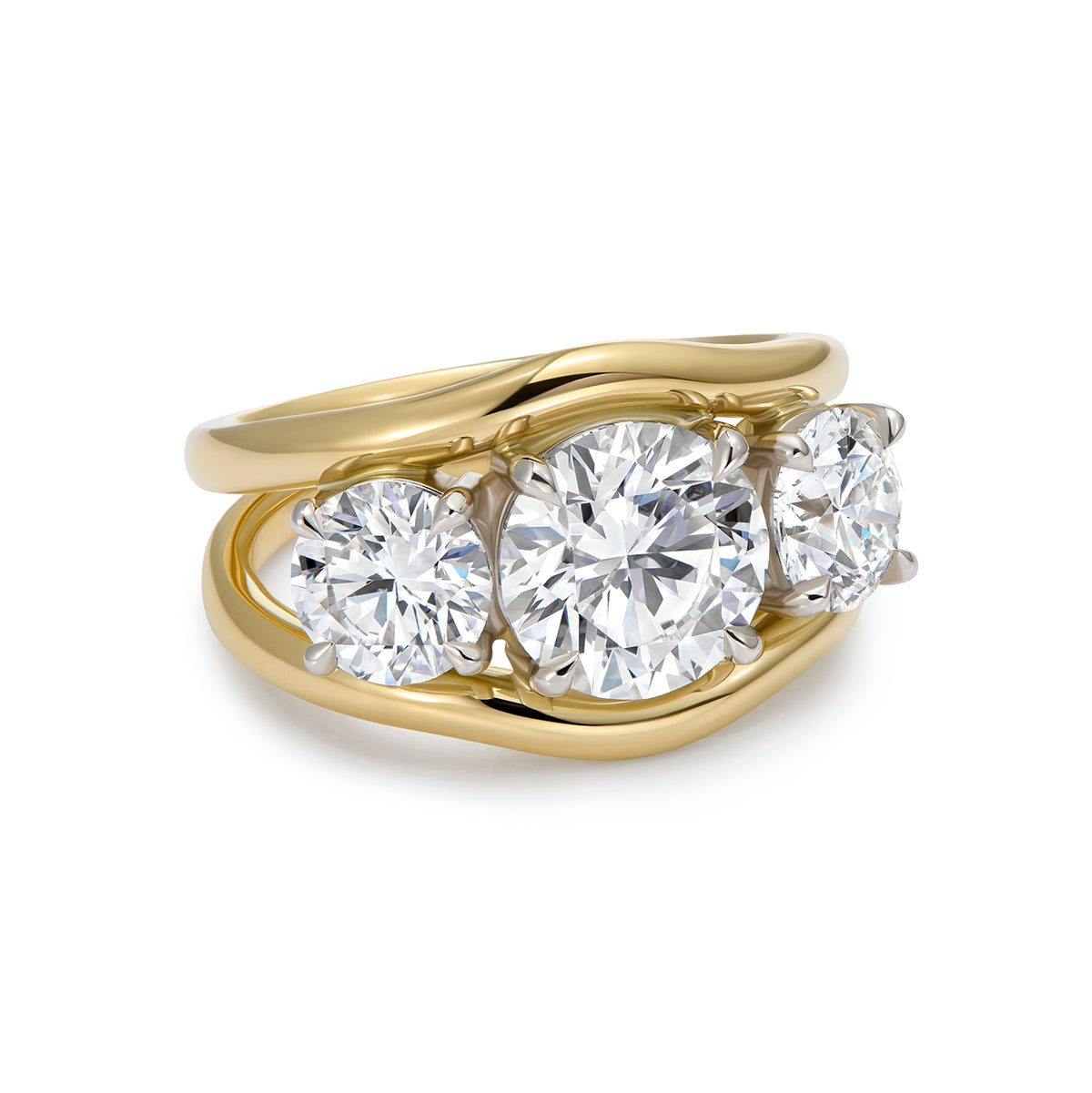 Atlantis: 3ct Diamond Trilogy Mermaid Ring