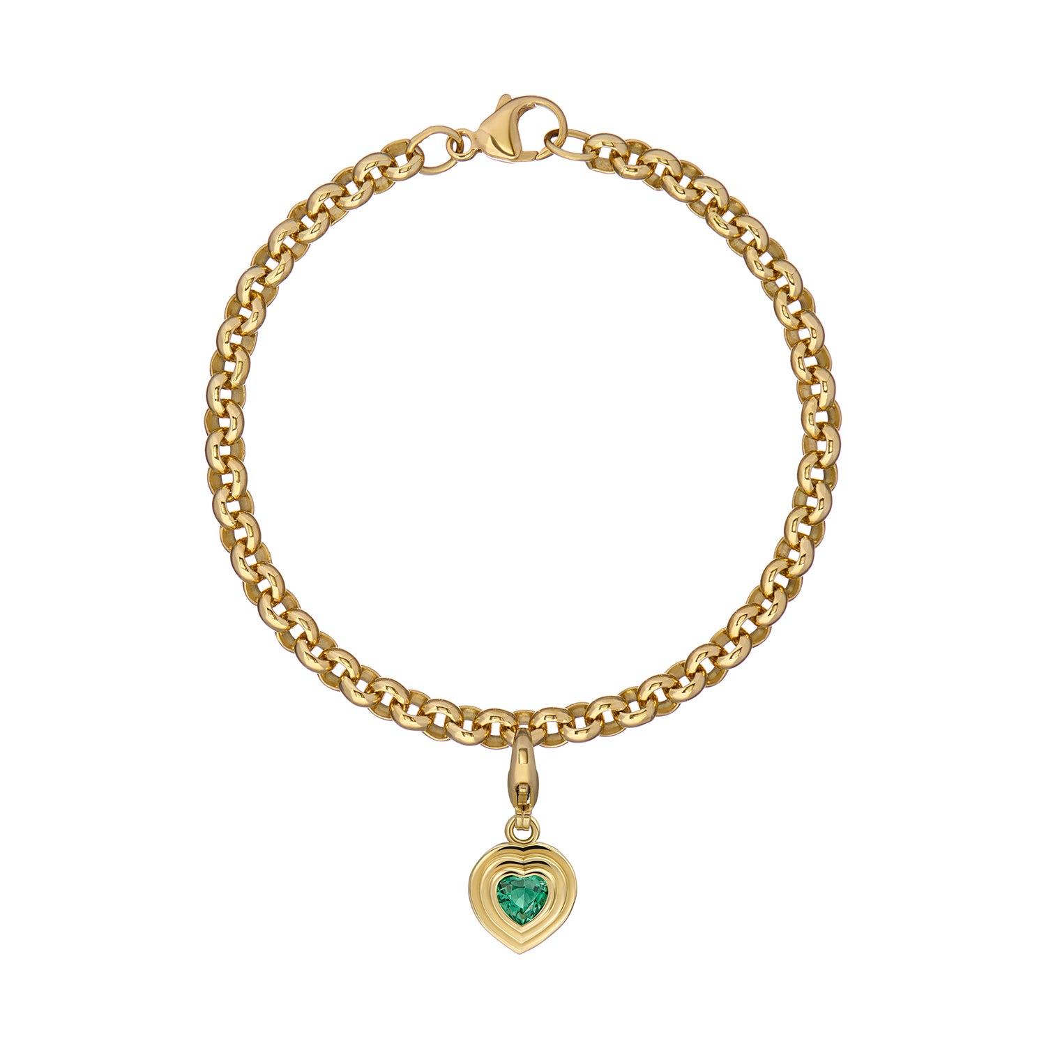 Athena: 18k Gold Belcher Bracelet