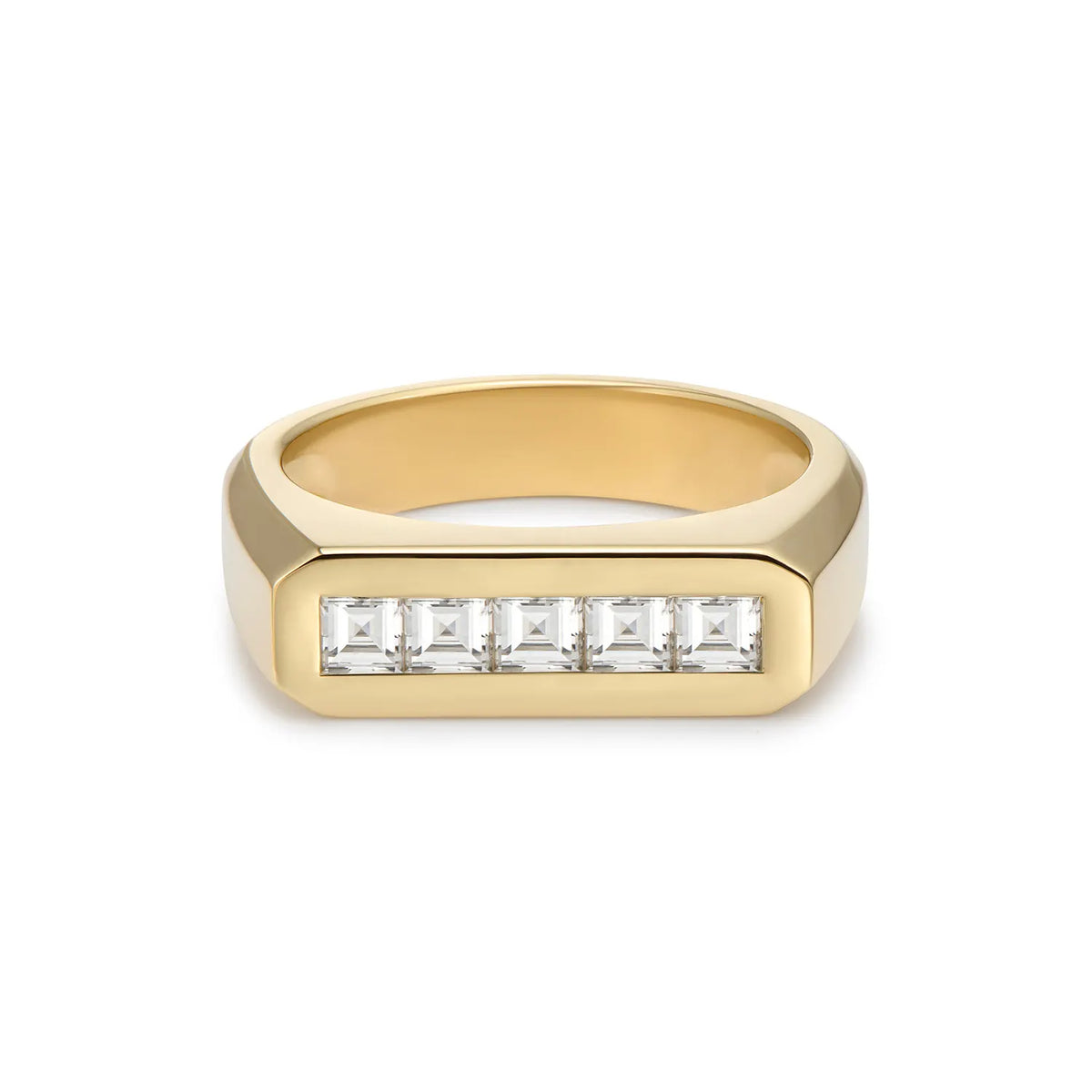 Diamond Pinky Ring