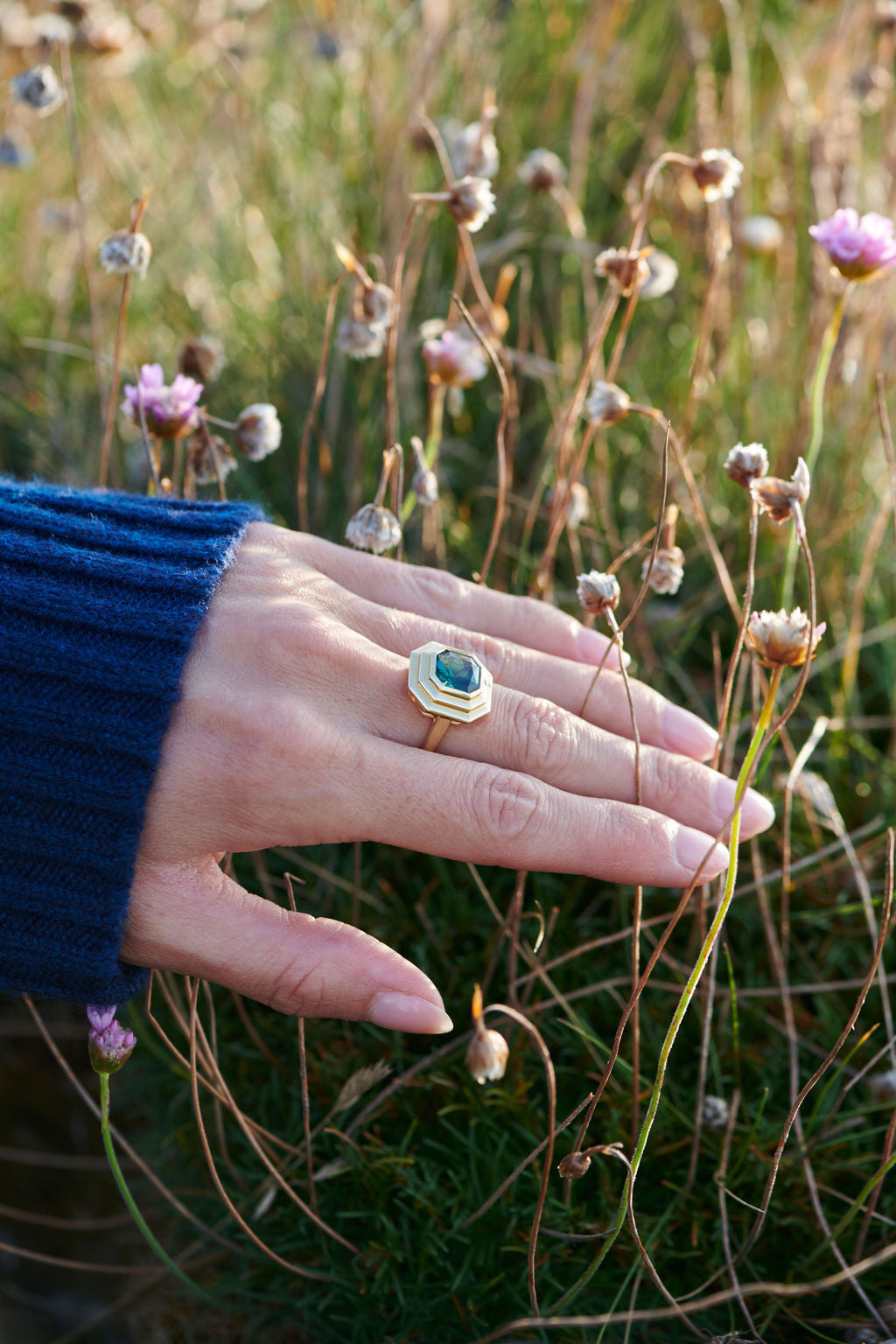 Athena: 4ct Green Tourmaline Ring