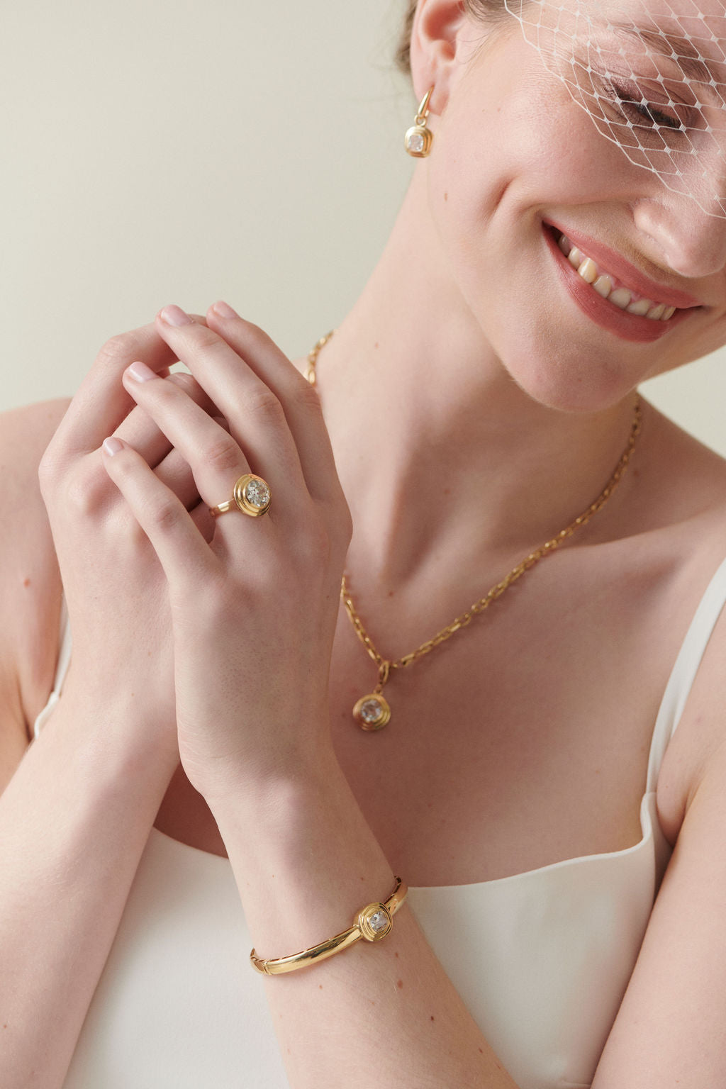 Bridal: Athena Old Cut Diamond Bracelet