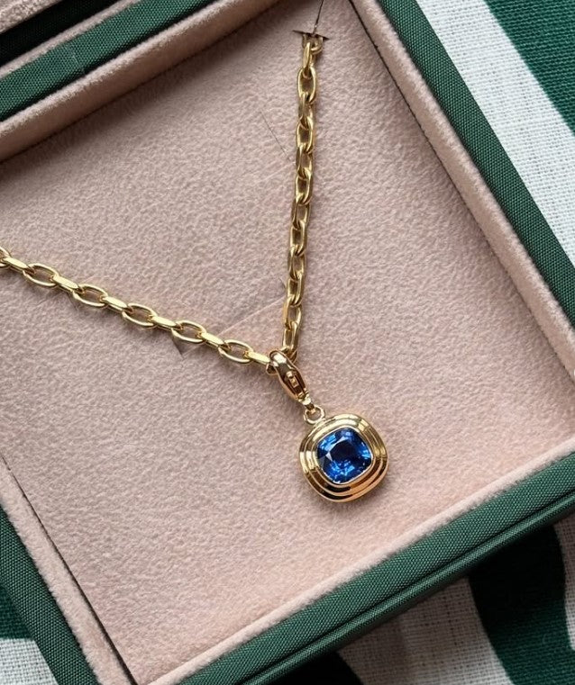 Athena: 3.33ct Sapphire Necklace