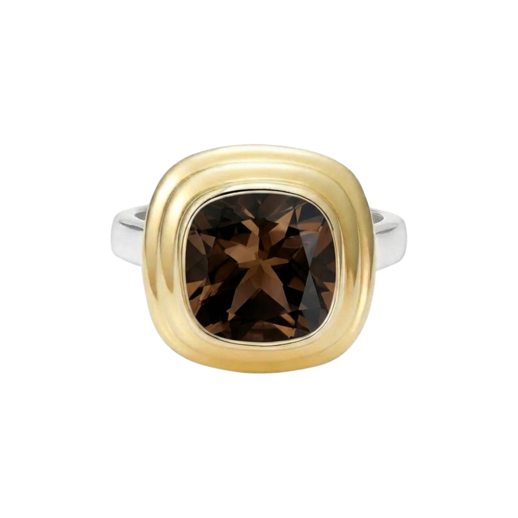 Athena: Smoky Topaz Ring