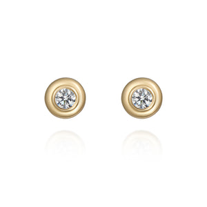 Athena: Diamond Stud Earrings - Minka Jewels