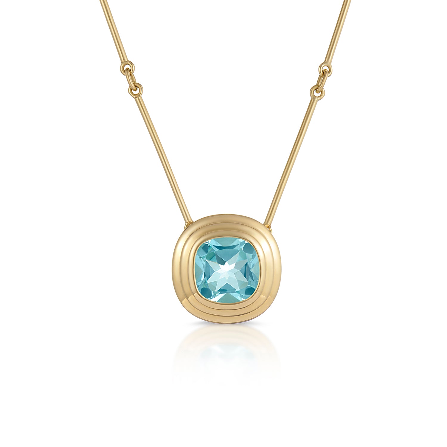 Athena: Large Sky Topaz Necklace - Minka Jewels