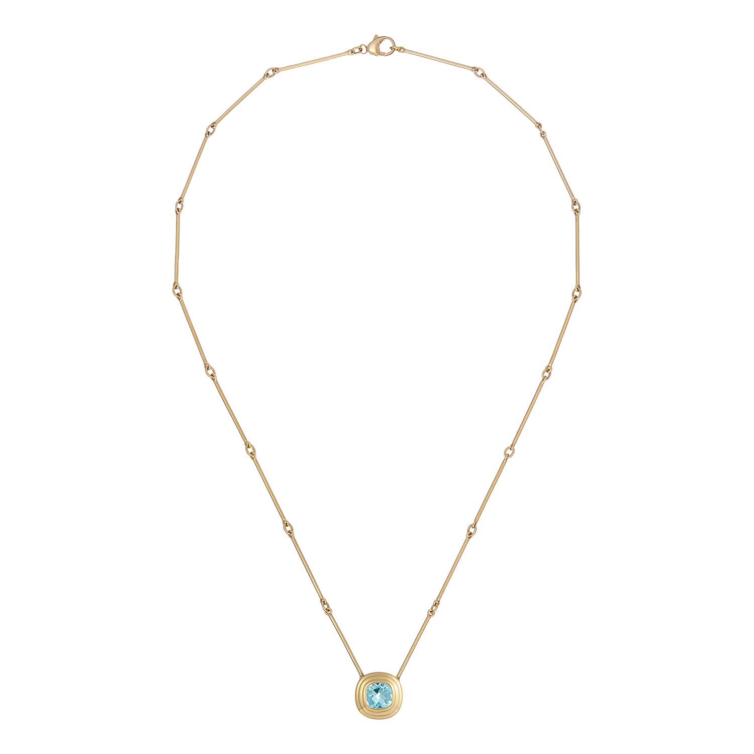 Athena: Small Sky Blue Topaz Necklace - Minka Jewels