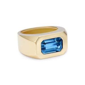 Berlin: Blue Tourmaline Ring - Minka Jewels
