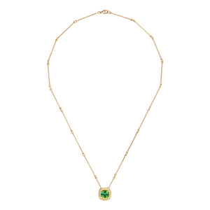 Athena: Vivid, Green Tourmaline Necklace - Minka Jewels