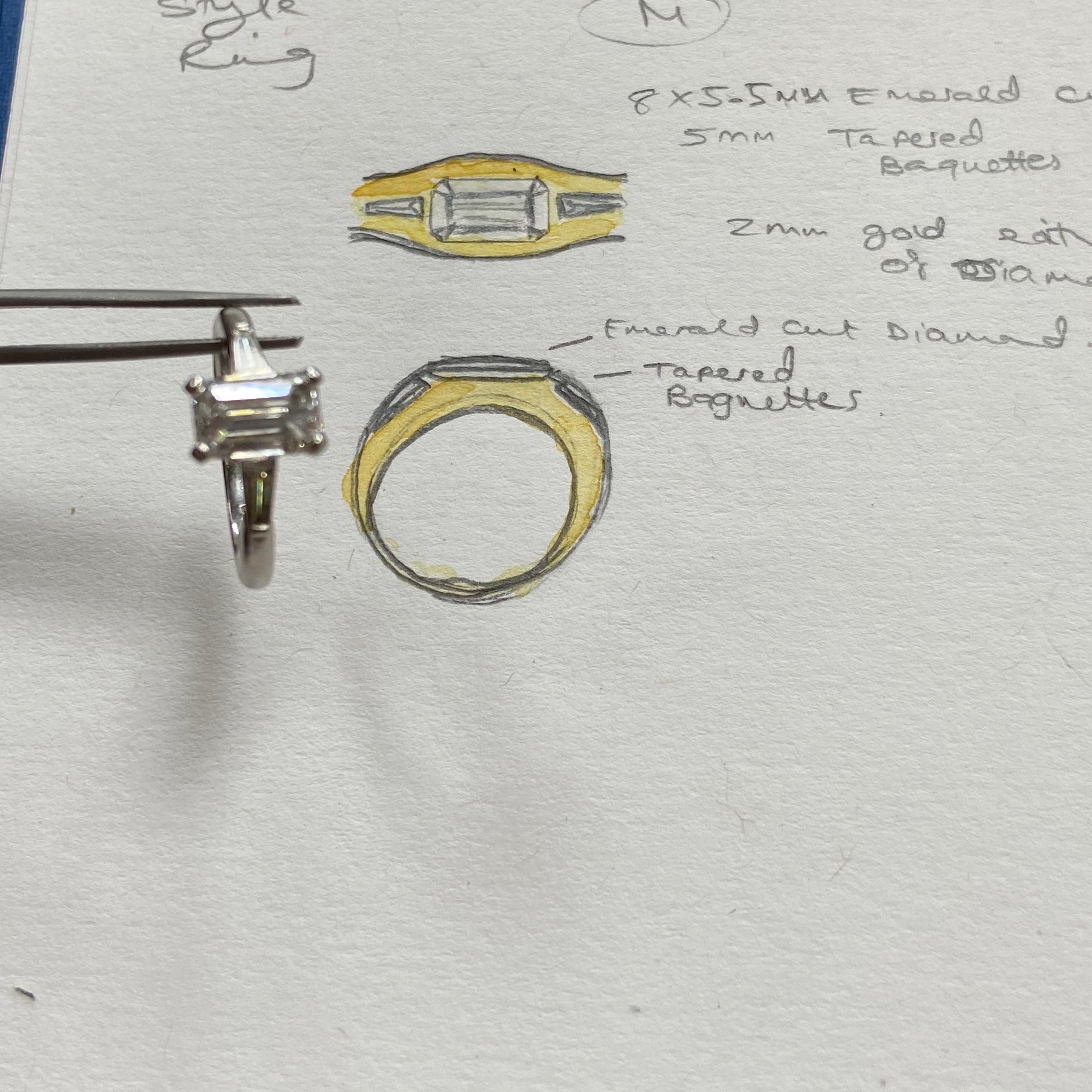 Reworking: Diamond Engagement Ring - Minka Jewels