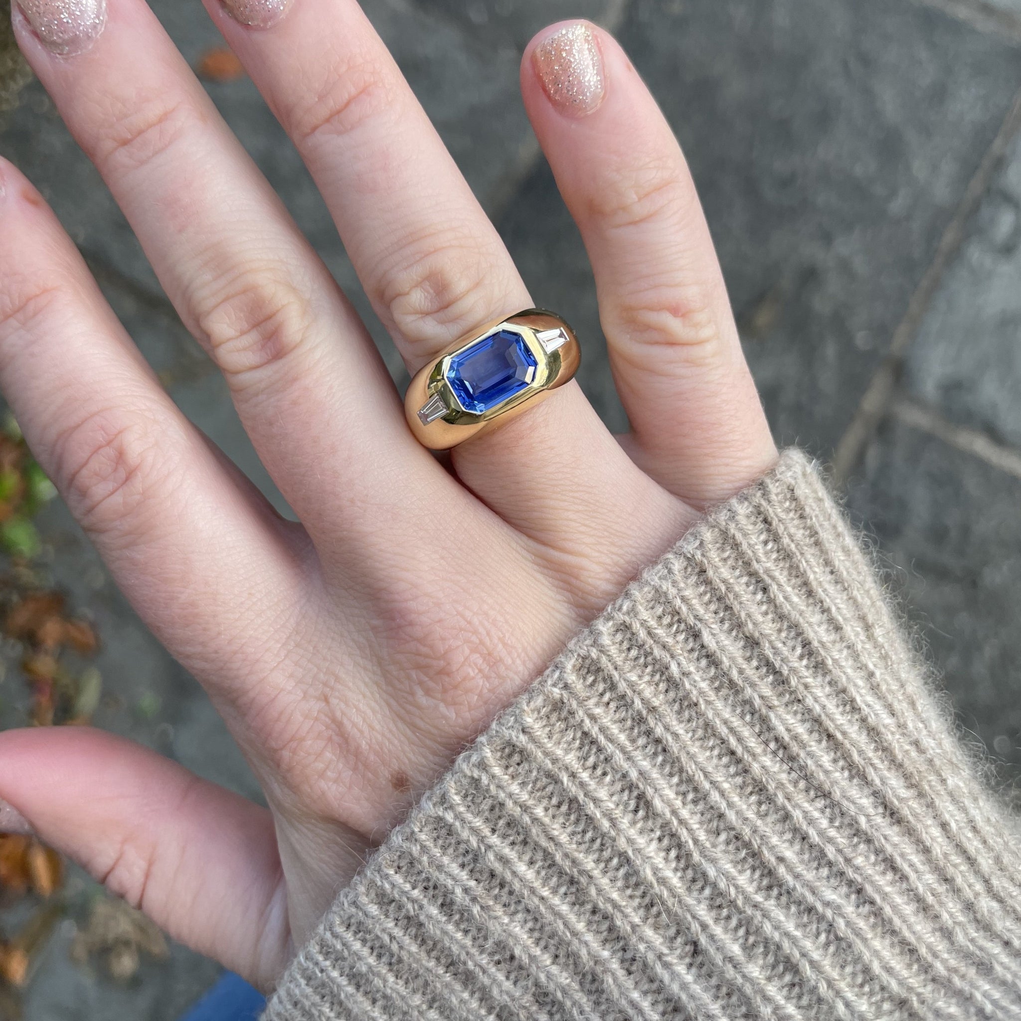 Berlin: Gypsy Sapphire Ring - Minka Jewels