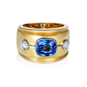 Sapphire and Diamond Ring - Minka Jewels