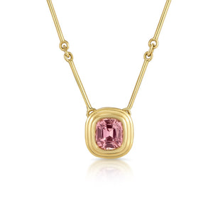 Athena: Pink Tourmaline Necklace - Minka Jewels