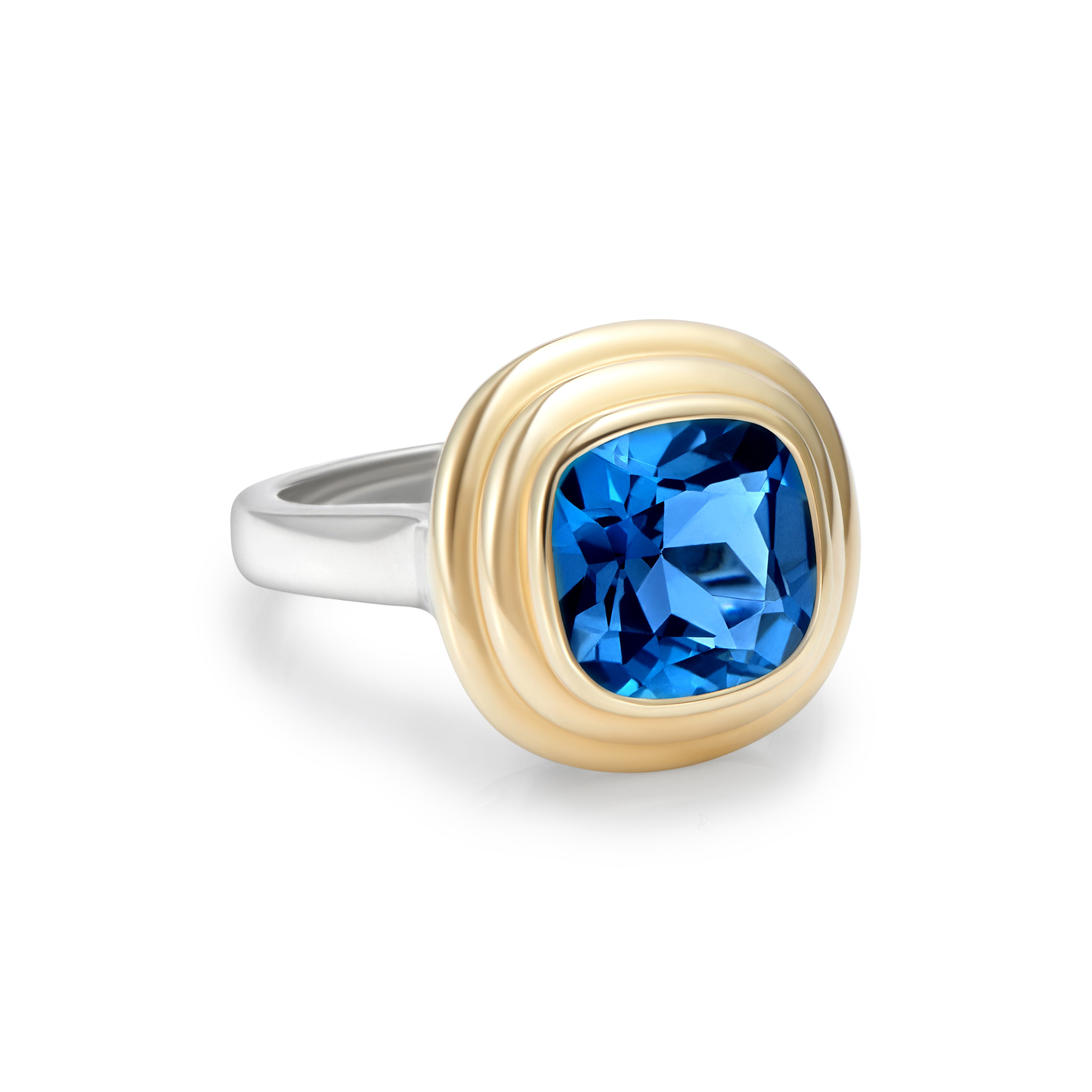 Athena: London Blue Topaz Ring - Minka Jewels