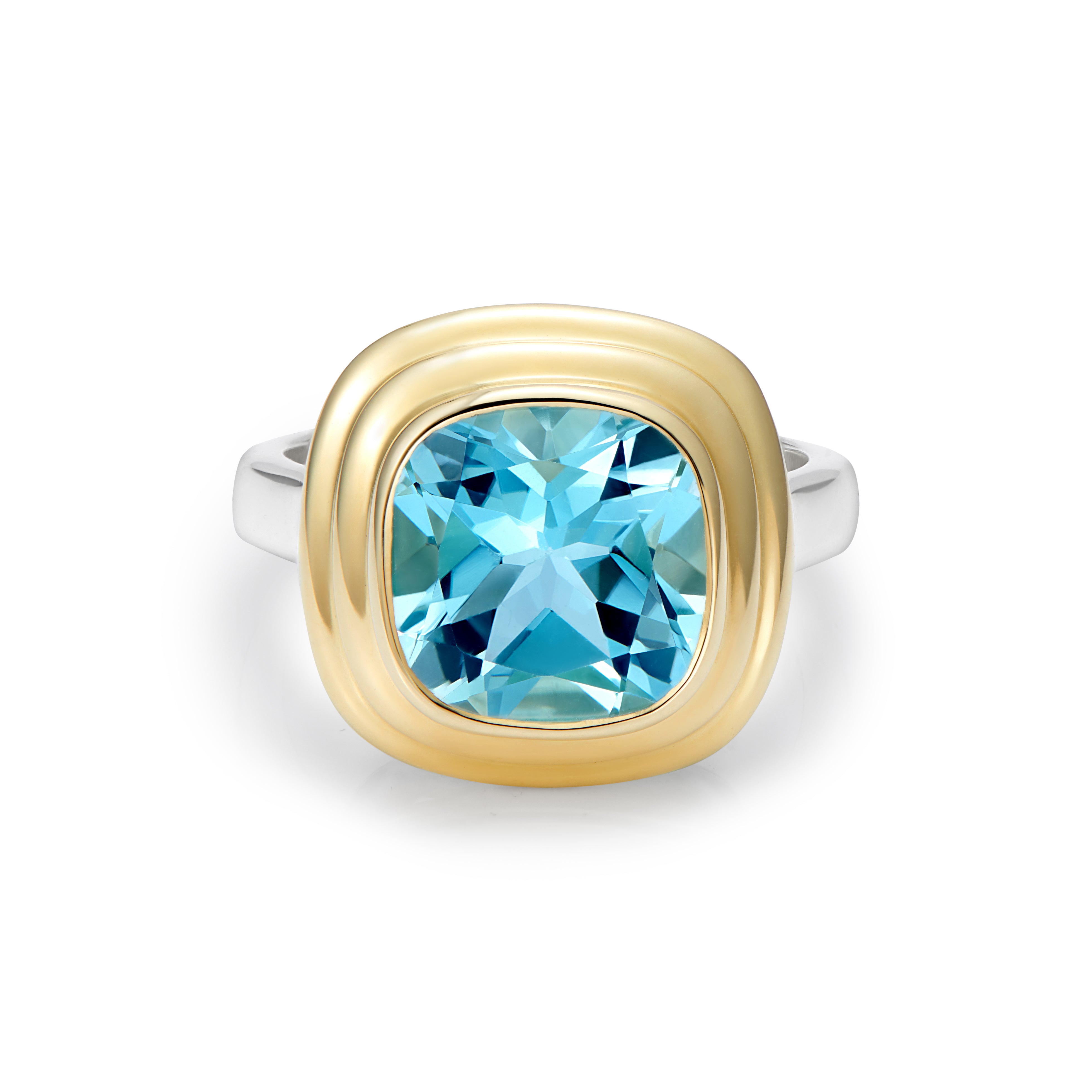 Athena: Sky Blue Topaz Ring - Minka Jewels
