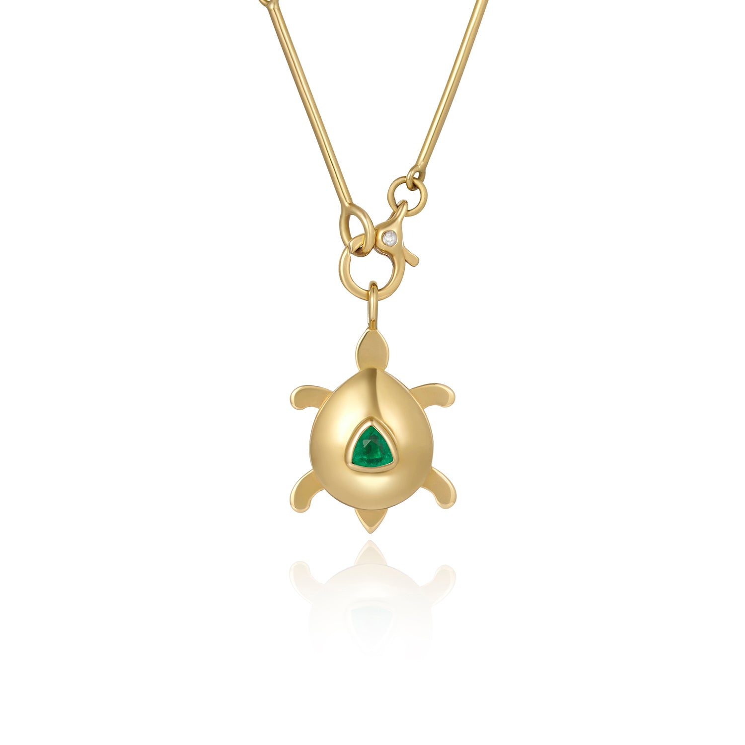 Dancing Turtle: Emerald - Minka Jewels